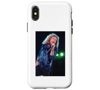 Custodia per iPhone X/XS Robert Plant Of Led Zeppelin dal vivo a Wembley 1992