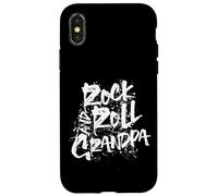 Custodia per iPhone X/XS Rock and Roll - Regalo per nonni che fanno rock