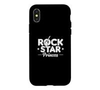 Custodia per iPhone X/XS Rock Star Principessa Altezza Dondolo