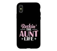 Custodia per iPhone X/XS Rockin' The Aunt Life