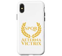 Custodia per iPhone X/XS Roma antica - Aeterna Victrix - Motto Legionario Romano