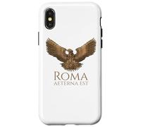Custodia per iPhone X/XS Roma antica - Aquila Legionaria Steampunk - Roma Aeterna Est