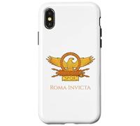 Custodia per iPhone X/XS Roma Invicta - Motto Legionario Romano - SPQR Legion Eagle