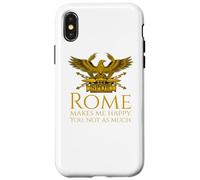 Custodia per iPhone X/XS Roma mi rende felice - SPQR Legionary Eagle - Storia Romana