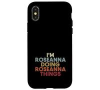 Custodia per iPhone X/XS Roseanna Name Roseanna Personalized Name First Given