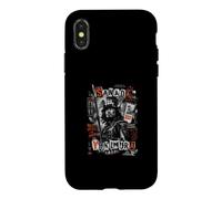 Custodia per iPhone X/XS Rosso Giapponese Diavolo Di Sanada Yukimura Samurai e Leggenda
