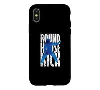 Custodia per iPhone X/XS Round House Kick Boxing Taekwondo