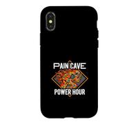 Custodia per iPhone X/XS Running Skeleton Pain Cave Power Hour Endurance Athlete