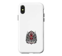 Custodia per iPhone X/XS Sacro Cuore Bruciante Con Misericordia Croce Gotica