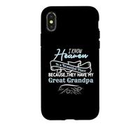 Custodia per iPhone X/XS Sai che il paradiso è un posto bellissimo Hanno il mio bisnonno