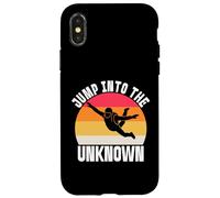 Custodia per iPhone X/XS Salta nel paracadutismo sconosciuto