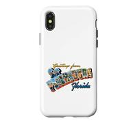 Custodia per iPhone X/XS Saluti da San Pietroburgo Florida