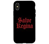 Custodia per iPhone X/XS Salve Regina - Vergine Maria