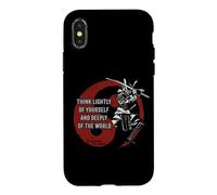 Custodia per iPhone X/XS Samurai Miyamoto Musashi Saggezza Ronin