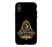 Custodia per iPhone X/XS San Bernardo di Chiaravalle Apicoltore Candeliere San Bernardo Cattolico