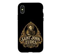 Custodia per iPhone X/XS San Giovanni Eudes Sacro Cuore di Gesù Cattolico San Francese