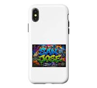 Custodia per iPhone X/XS San Jose CA California Stati Uniti Silicon Valley Graffiti Art