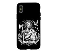 Custodia per iPhone X/XS San Mattia Apostolo Patrono Cattolico Santa Cresima