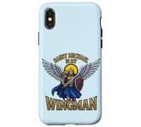 Custodia per iPhone X/XS San Michele Arcangelo è il mio Wingman Catholic Art St