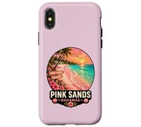 Custodia per iPhone X/XS Sands Bahamas Spiaggia Tropicale Tramonto Design