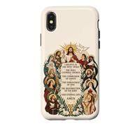 Custodia per iPhone X/XS Santa Chiesa Cattolica Comunione dei Santi Preghiera