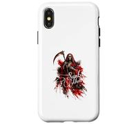 Custodia per iPhone X/XS Santa Muerte Holy Ink Wash Skeleton Art