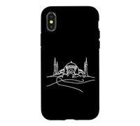 Custodia per iPhone X/XS Santa Sofia Linea Artistica Viaggiatore