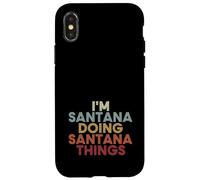 Custodia per iPhone X/XS Santana Name Santana Personalized Name First Given