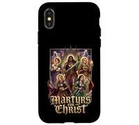 Custodia per iPhone X/XS Santi Martiri Cattolici Per Cristo Donne Religiose