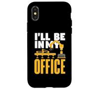 Custodia per iPhone X/XS Sarò Nel Mio Ufficio Divertente Robot Ingegneria Robotica