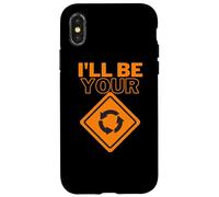Custodia per iPhone X/XS Sarò tuo | Cartello circolare | Funny Car Joke