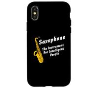Custodia per iPhone X/XS Sassofono intelligente