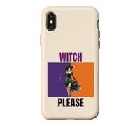 Custodia per iPhone X/XS Sassy Witch Please Pin Up Costume di Halloween