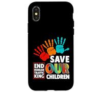 Custodia per iPhone X/XS Save Our Children Shirt - Fine tratta di esseri umani camicie
