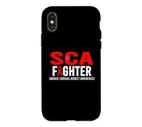Custodia per iPhone X/XS SCA Awareness Fighter - Consapevolezza improvvisa dell'arresto cardiaco