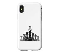 Custodia per iPhone X/XS Scacchi con personaggi storici
