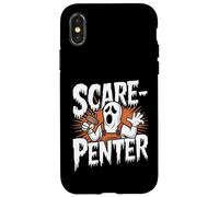 Custodia per iPhone X/XS Scarepenter - Divertente gioco di parole per Halloween da falegname