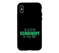 Custodia per iPhone X/XS Schafkopf is my life Card Game - Carta da gioco