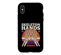 Custodia per iPhone X/XS Scheletro Mani Alzate Retro Halloween Tram