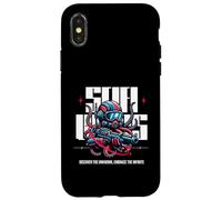 Custodia per iPhone X/XS Sci Fi Ops Scopri l'abbraccio sconosciuto L'infinito