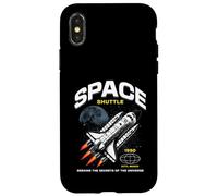 Custodia per iPhone X/XS Sci Fi Space Shuttle Alla ricerca dei segreti dell'universo 1990