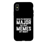 Custodia per iPhone X/XS Scienze della salute Major By Day Memes Night Pre Medical Degree