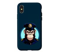 Custodia per iPhone X/XS Scimmie della polizia