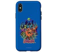 Custodia per iPhone X/XS Scooby-Doo and Shaggy Chased by Monsters