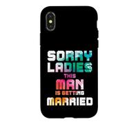 Custodia per iPhone X/XS Scusate signore, quest'uomo si sposa