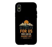 Custodia per iPhone X/XS Se Dio è per noi che può essere contro di noi Romani 8 31