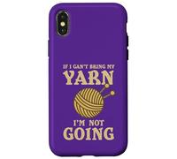 Custodia per iPhone X/XS Se non posso portare il mio filo non andrò