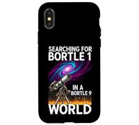 Custodia per iPhone X/XS Searching For Bortle 1 Astronomy Stargazing Dark Sky Funny
