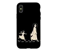 Custodia per iPhone X/XS Seguendo le orme del Buddha Viaggio spirituale