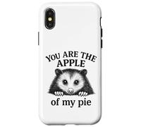 Custodia per iPhone X/XS Sei la mela della mia torta Funny Possum Humor